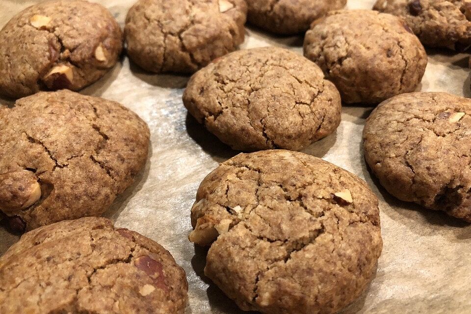 Dinkel-Mandelkekse mit Kokosblütenzucker