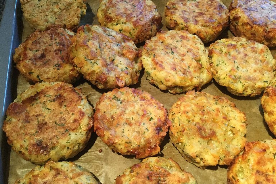 Kaspressknödel aus dem Backofen