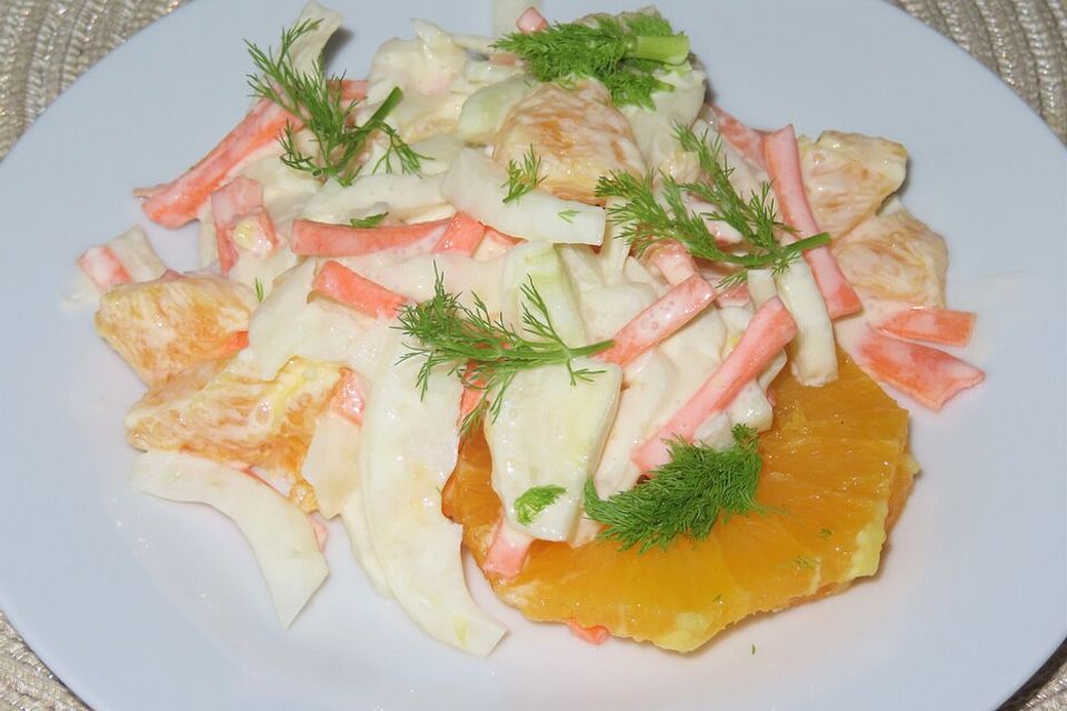 Fenchelsalat in Cremedressing