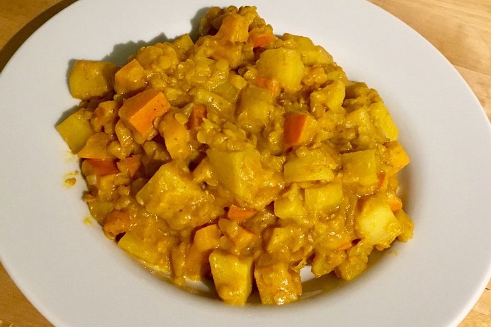 Kürbis - Kartoffel - Curry