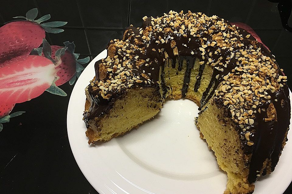 Eierlikörkuchen, zuckerfrei