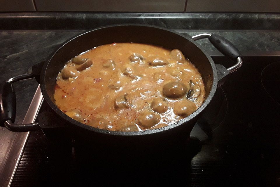 Sahniges Putengulasch