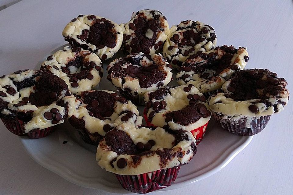 Chocolate-Cheesecake-Muffins