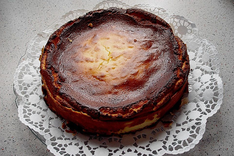 Käsekuchen ohne Boden