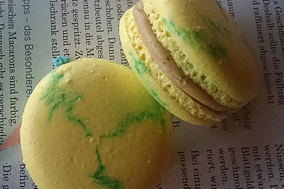 Macarons mit Karamellcreme