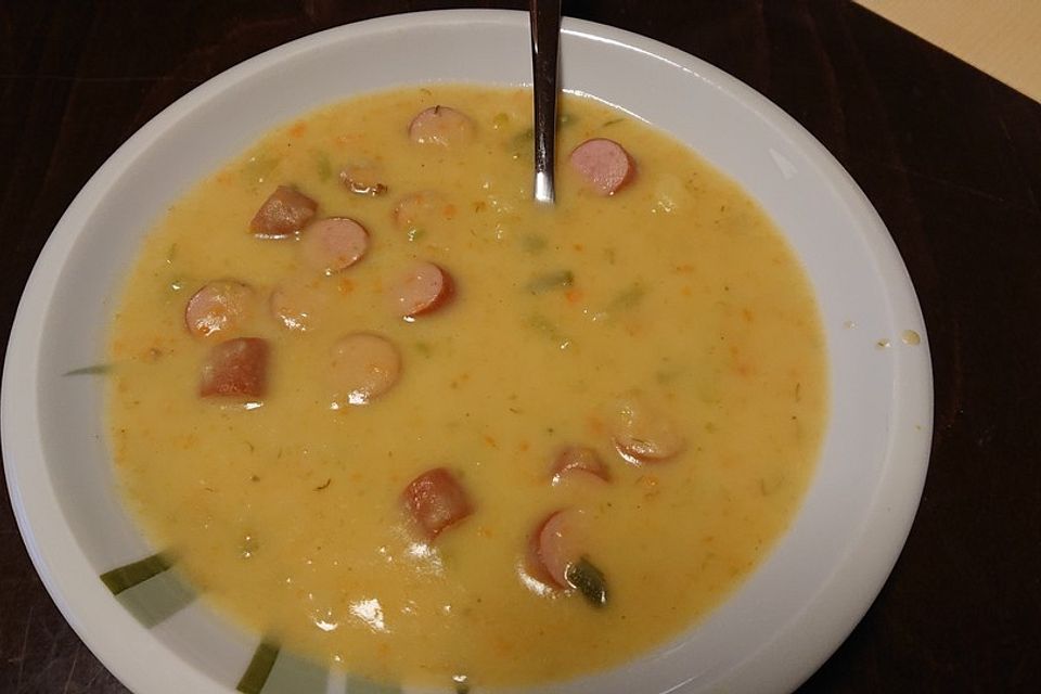 Einfache Kartoffelsuppe