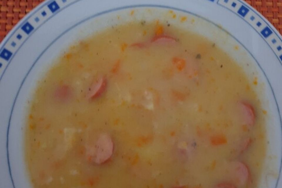 Einfache Kartoffelsuppe