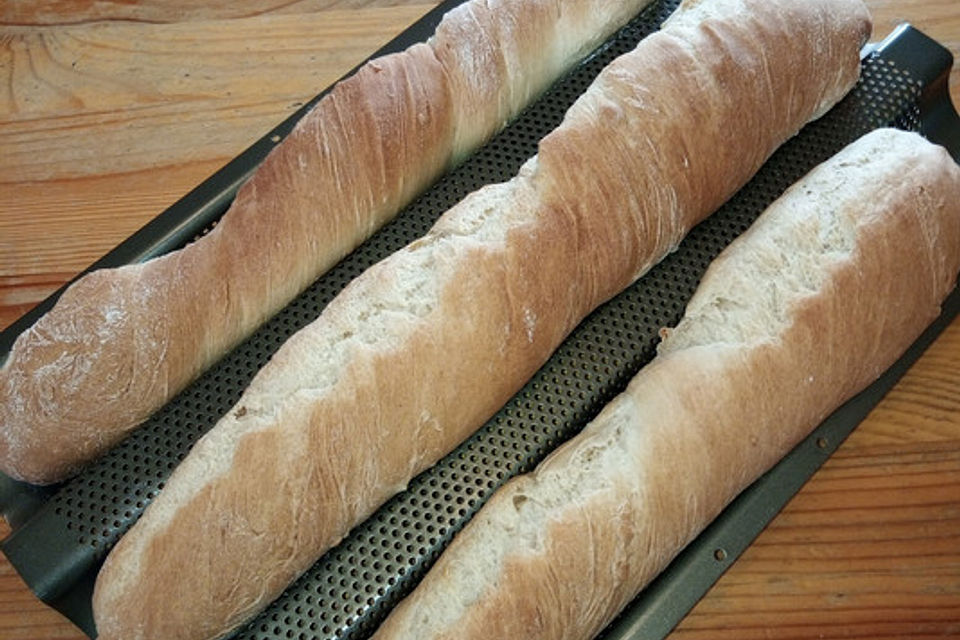 Baguette-Brötchen