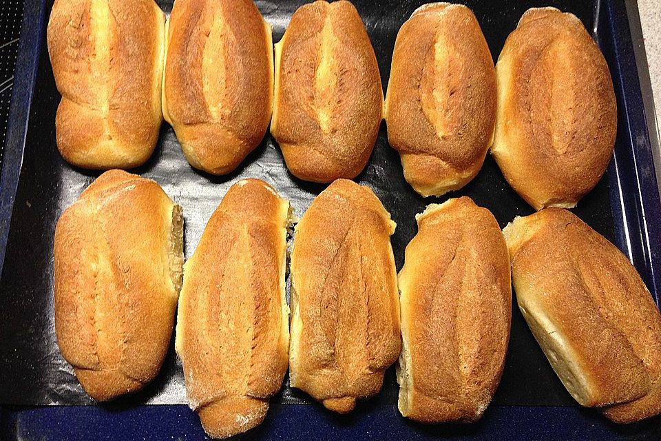 Baguette-Brötchen