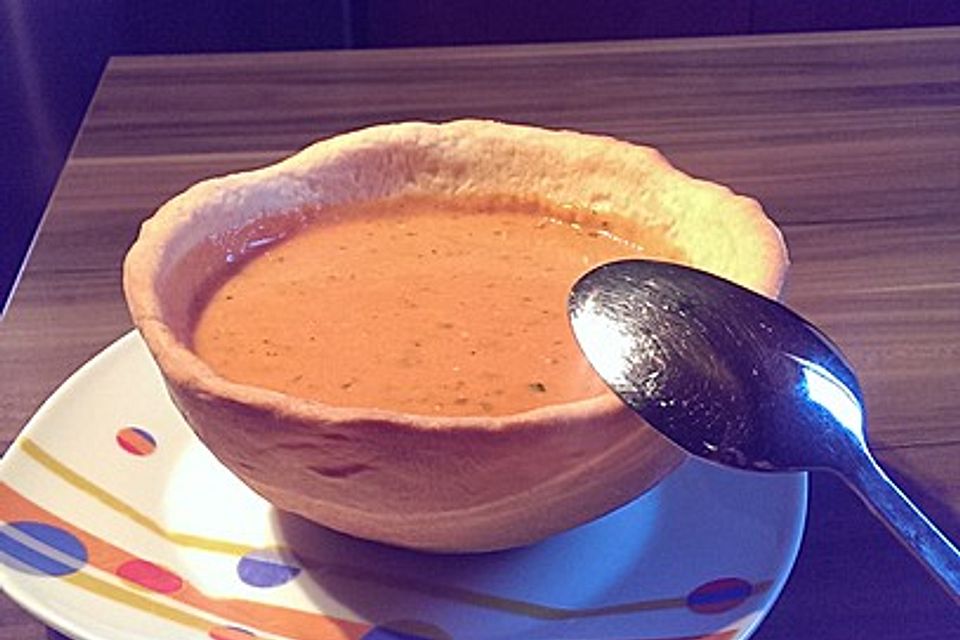 Tomatensuppe mit Orangensaft