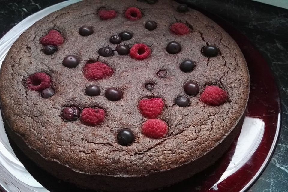 Schokoladenkuchen - glutenfrei, ohne Zuckerzusatz