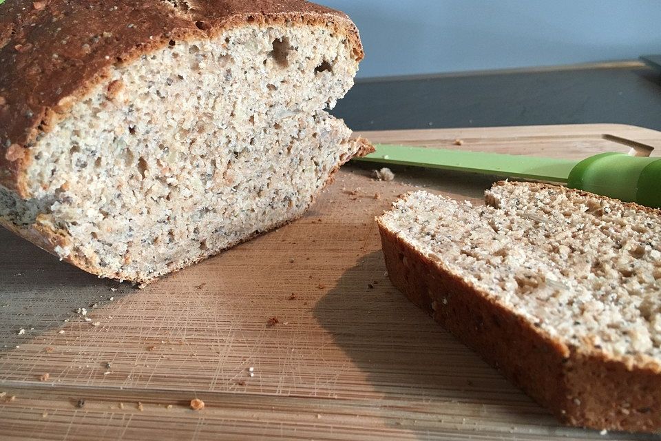 Kerniges Vollkorn-Quark-Brot