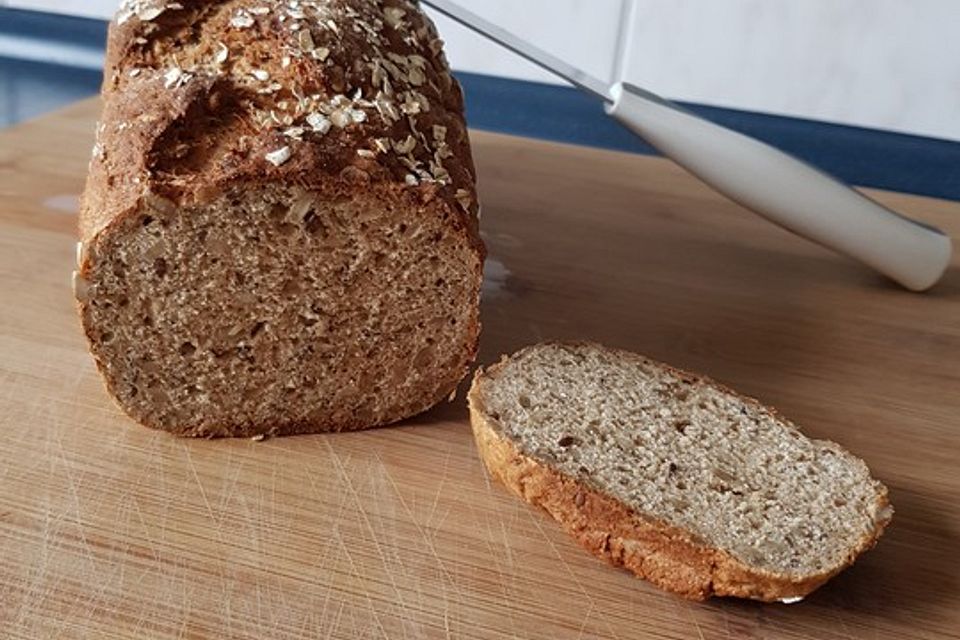 Kerniges Vollkorn-Quark-Brot