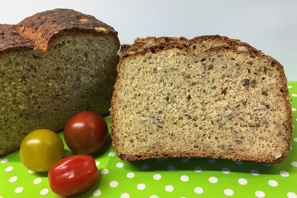 Kerniges Vollkorn-Quark-Brot