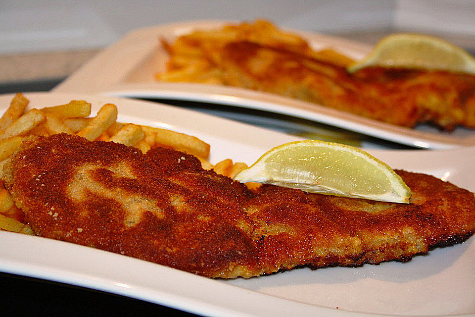 Knuspriges Parmesanschnitzel