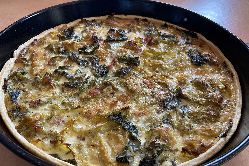 Parmesan Wirsing-Quiche