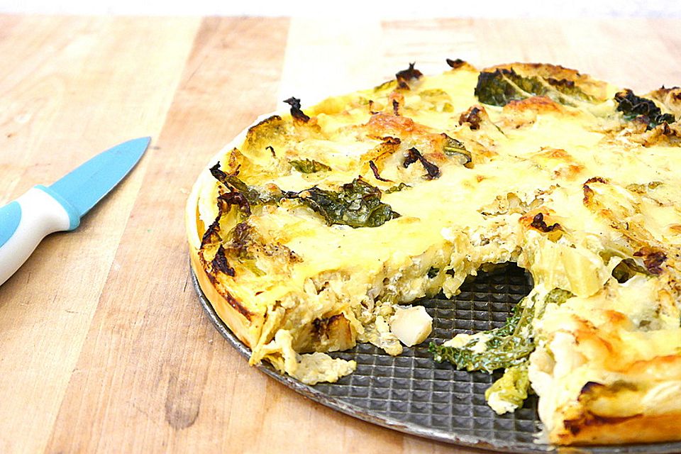 Parmesan Wirsing-Quiche