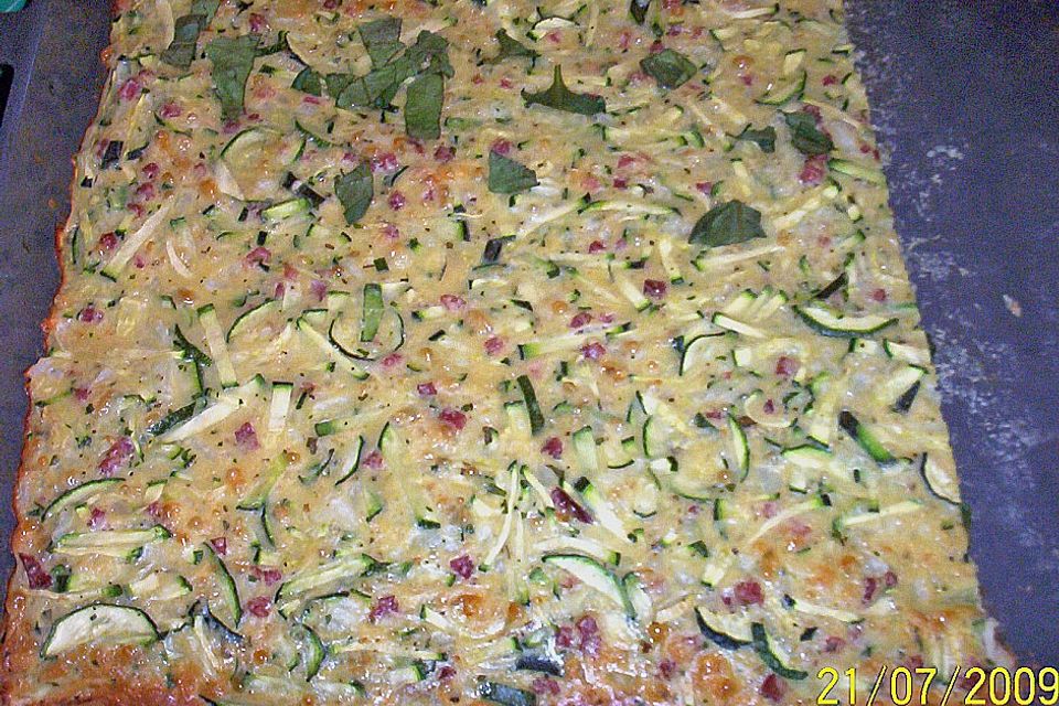 Zucchinipizza