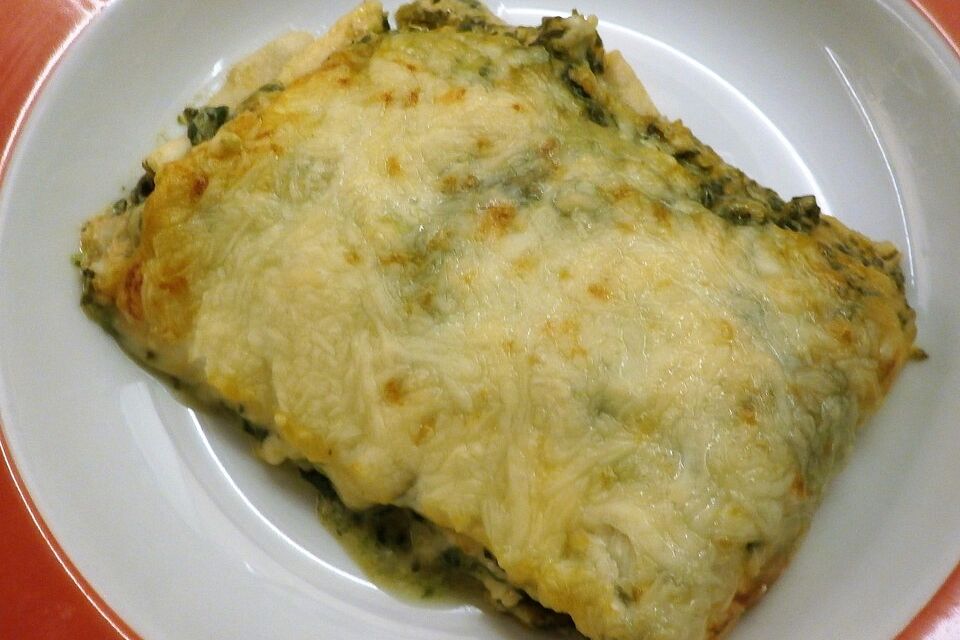 Spinat-Lasagne