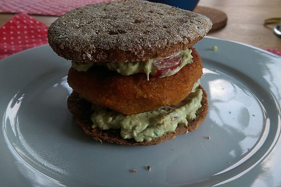 Vegetarische Süßkartoffelburger