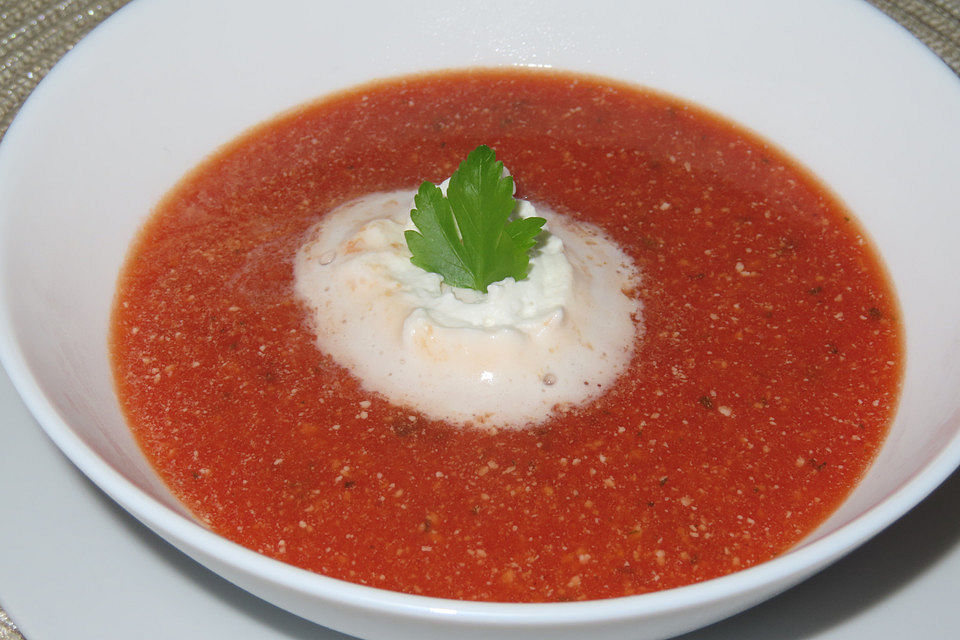 Raffinierte Tomatensuppe