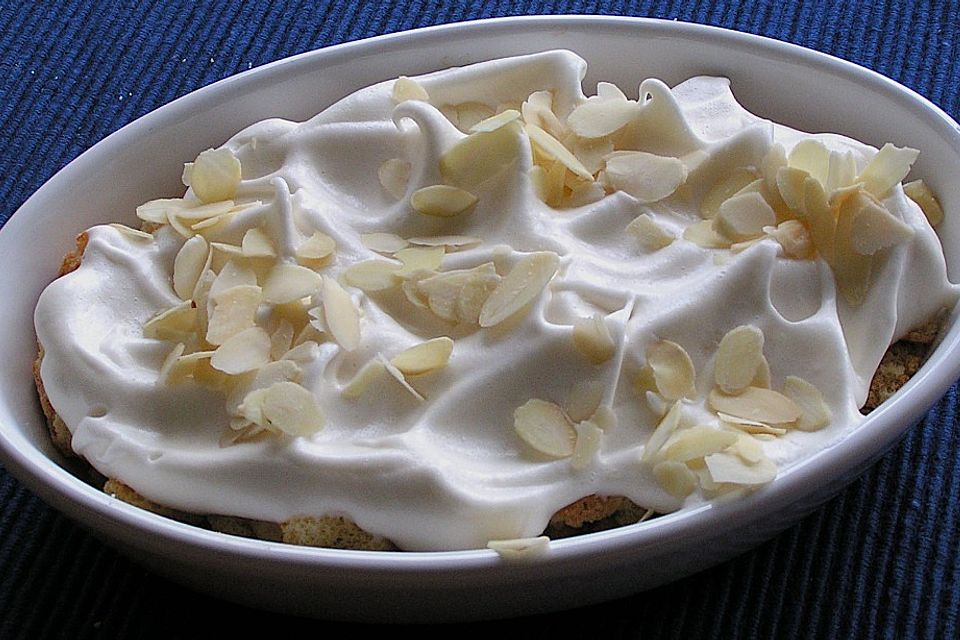 Pfirsich - Baiser - Gratin