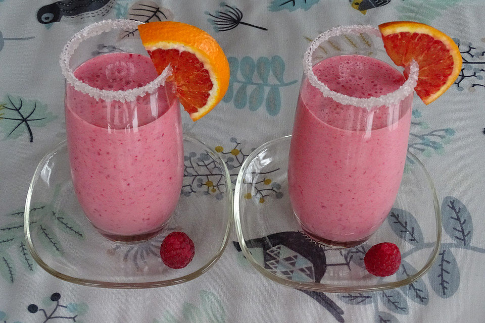 Himbeer-Orangen-Smoothie