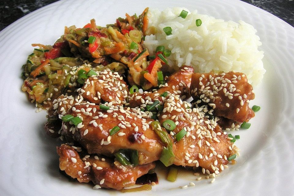 Scharfes Huhn - Chinesisch