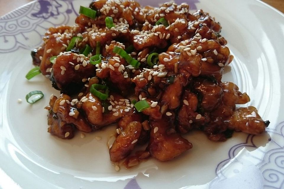 Scharfes Huhn - Chinesisch