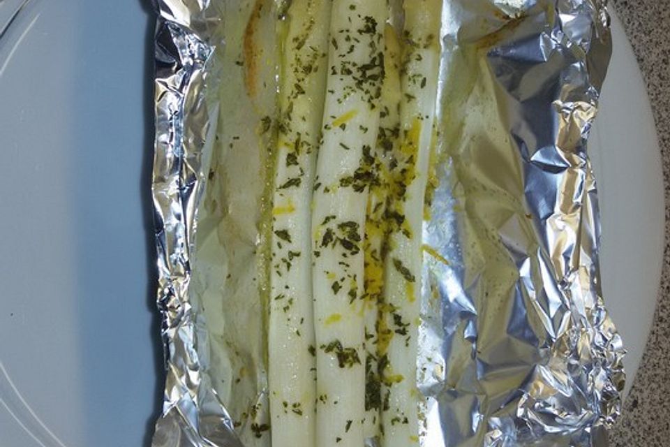 Spargel aus dem Backofen