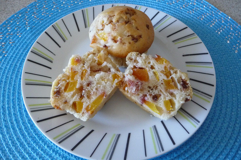 Pfirsich-Schoko-Muffins