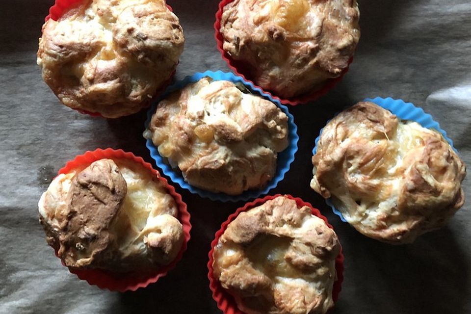 Knoblauch-Käse-Muffins