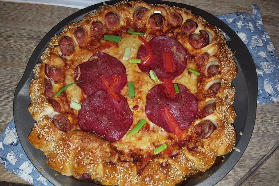 Hot Dog Pizza