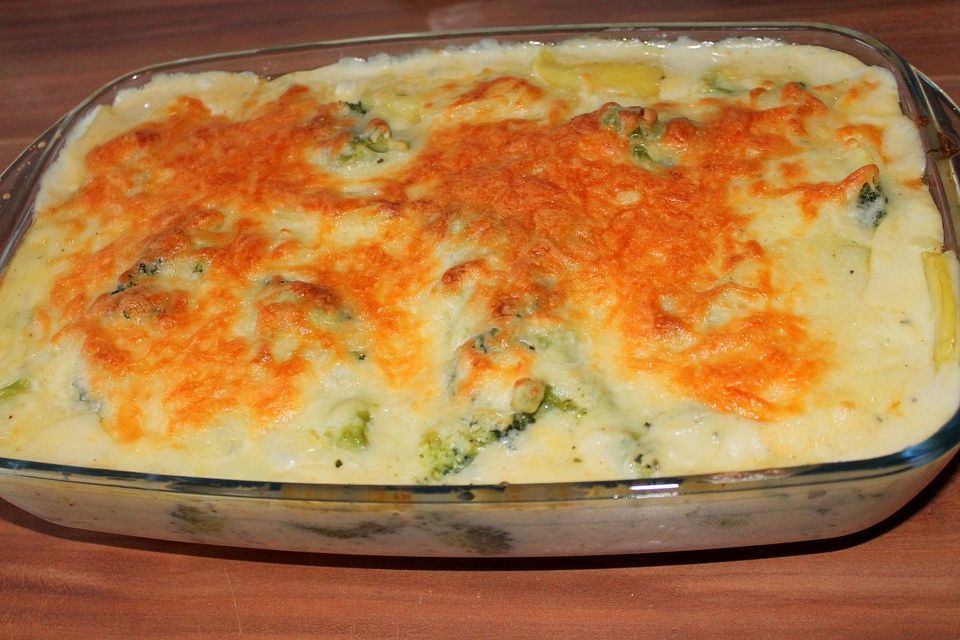 Kartoffel-Brokkoli-Gratin