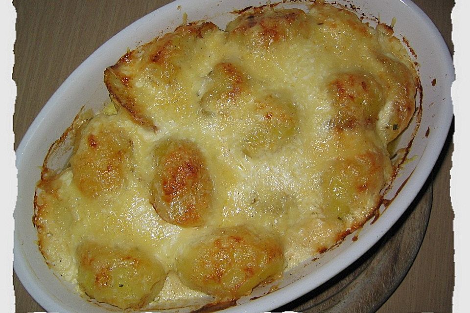 Schmandkartoffeln mit Bergkäse