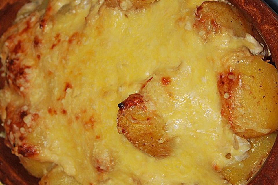 Schmandkartoffeln mit Bergkäse