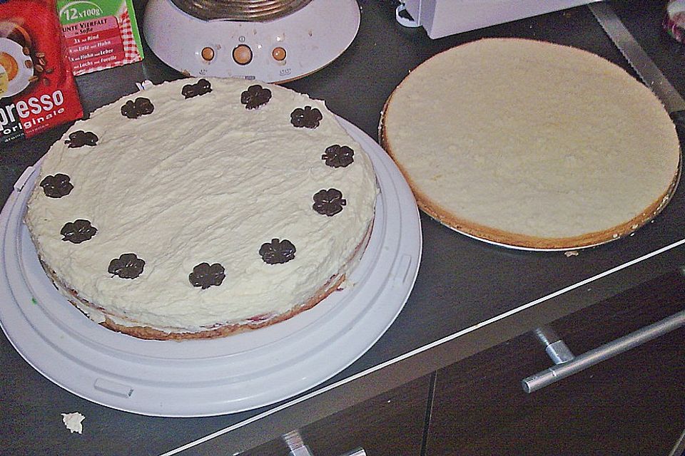 Schokoladen - Buttercreme - Torte