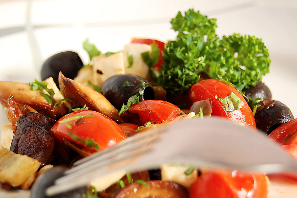 Champignon-Mozzarella-Salat