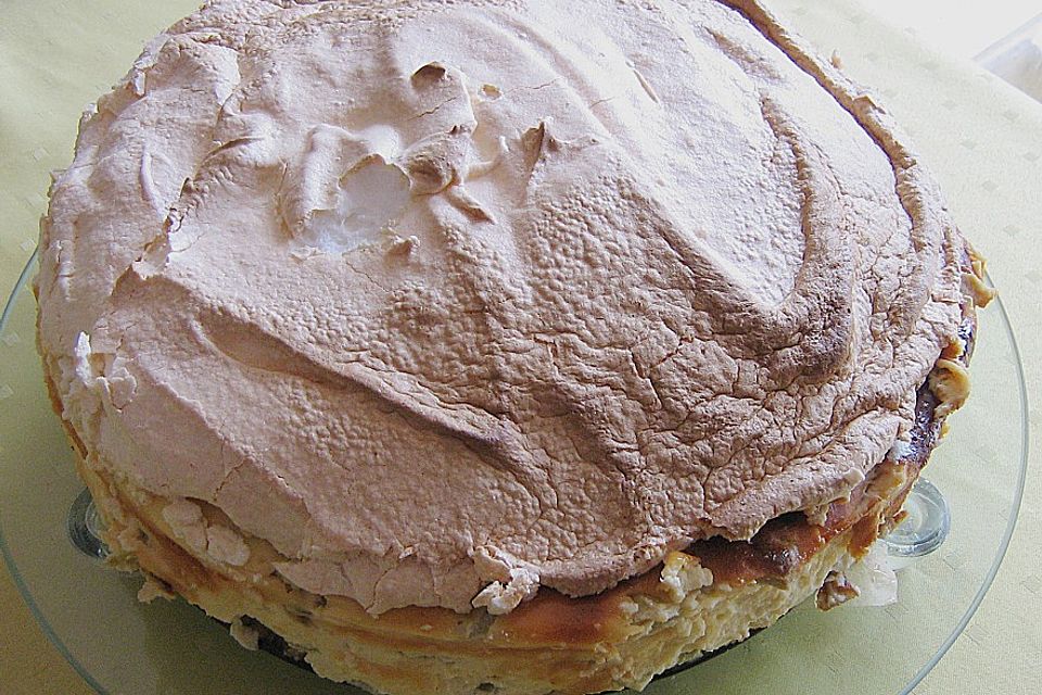 Rhabarberkuchen mit Baiserguss