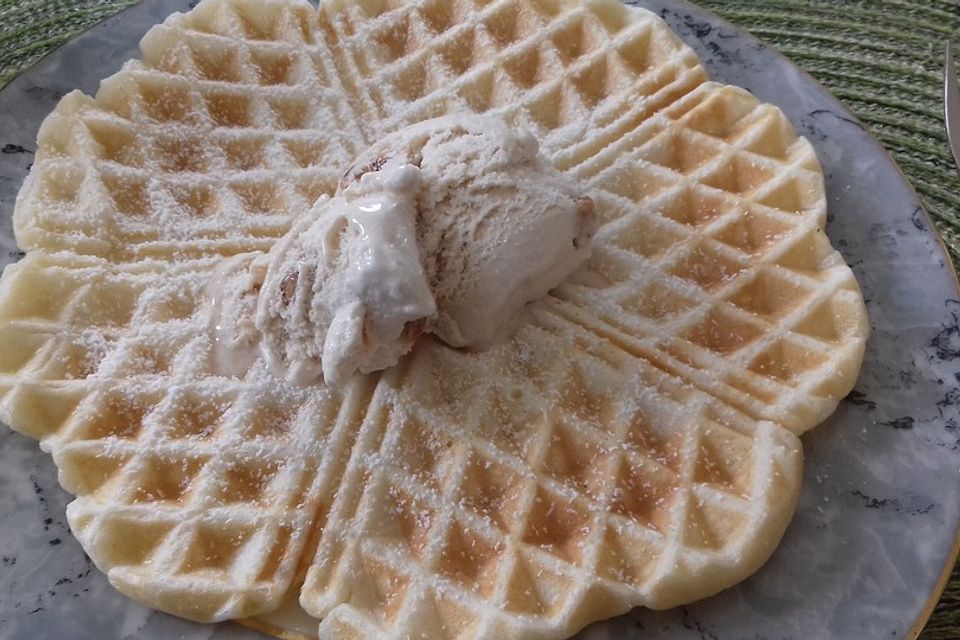 Vanille-Quark-Waffeln