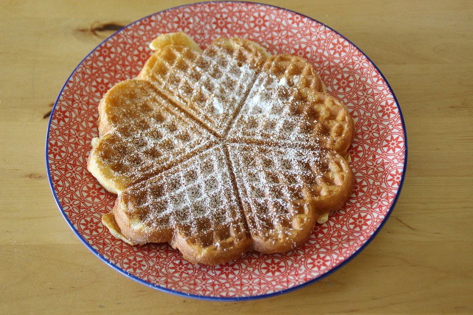 Vanille-Quark-Waffeln