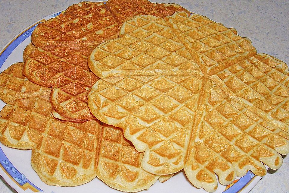 Creme fraiche - Waffeln