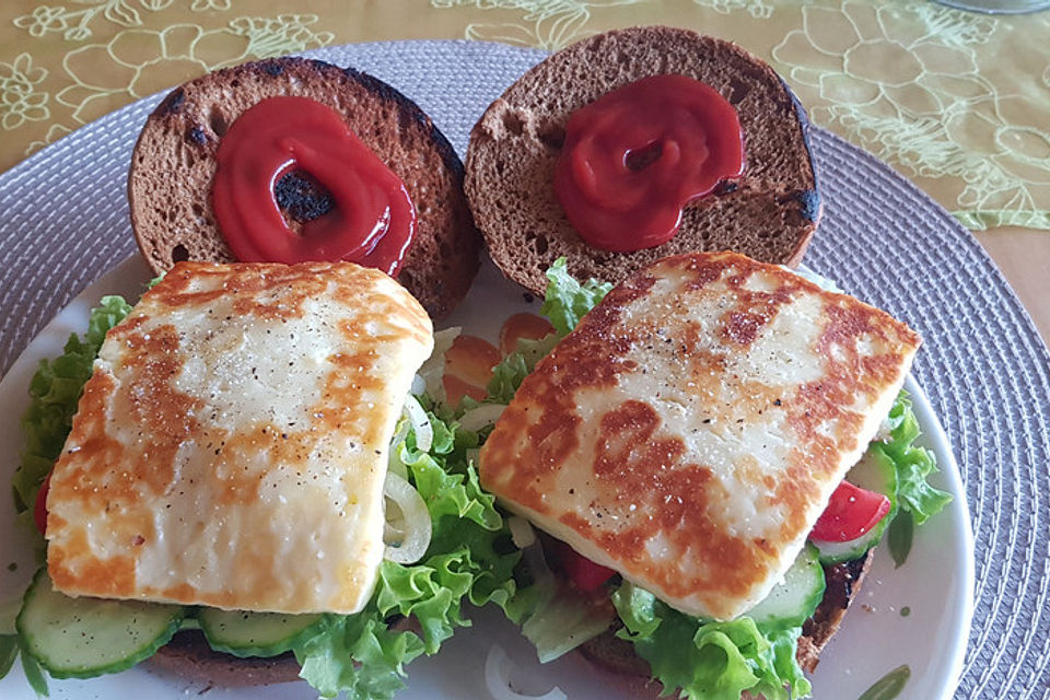 Halloumi-Burger