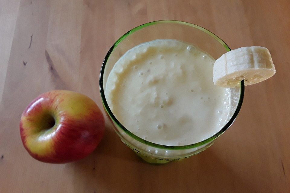 Apfel-Bananen-Smoothie