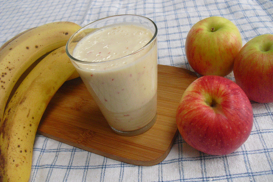 Apfel-Bananen-Smoothie