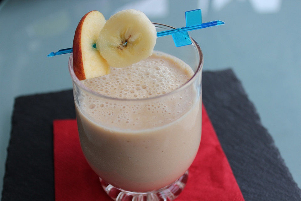 Apfel-Bananen-Smoothie