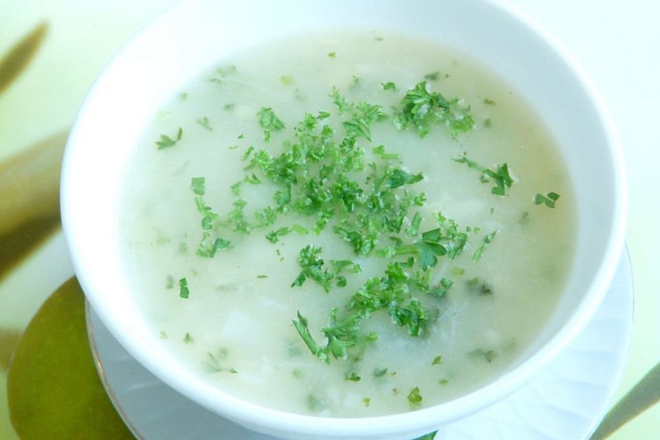 Kays Spargelcremesuppe aus Spargelschalen