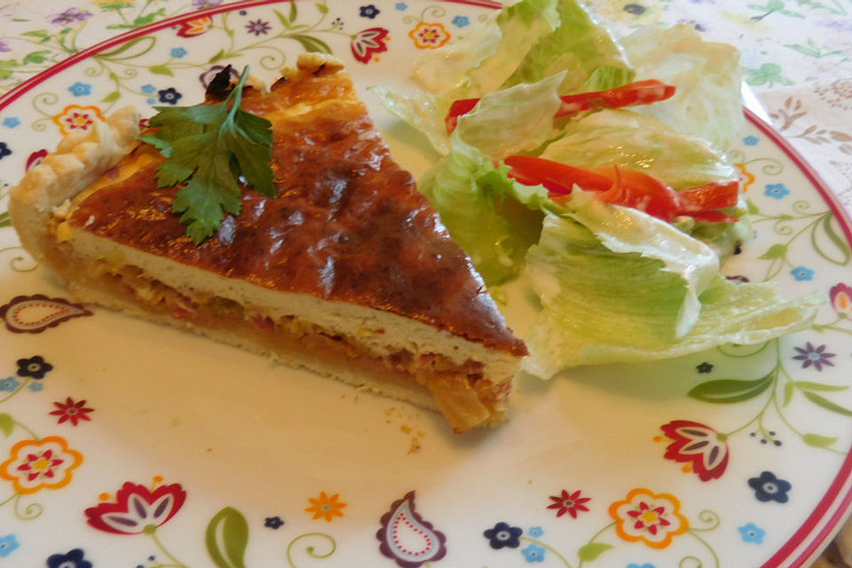 Spitzkohl-Quiche