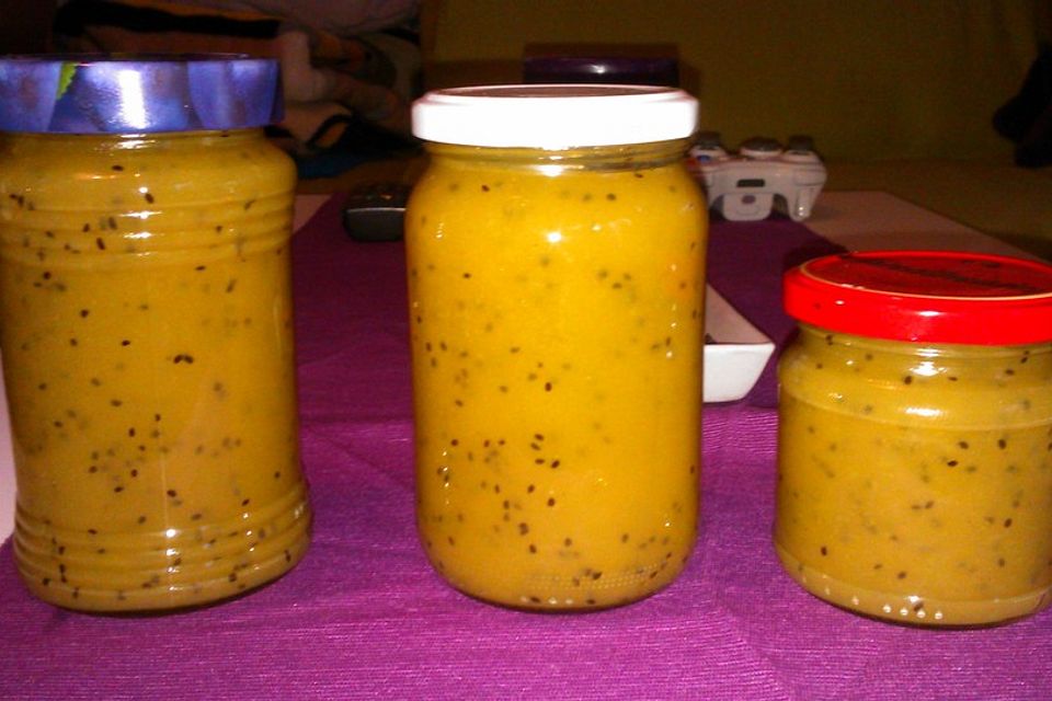 Kiwi-Orangen-Bananen-Marmelade