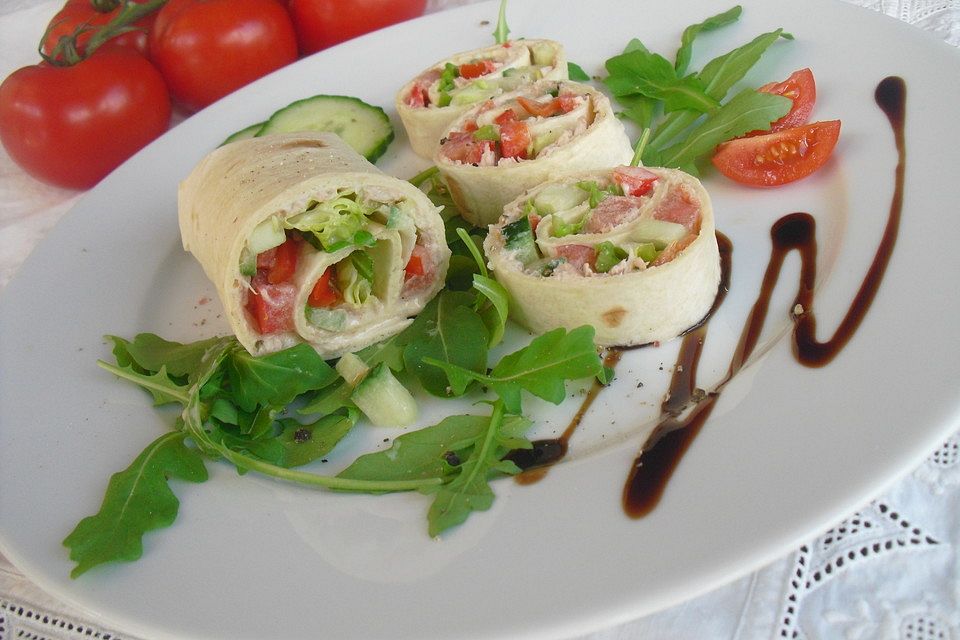 Thunfisch-Wraps